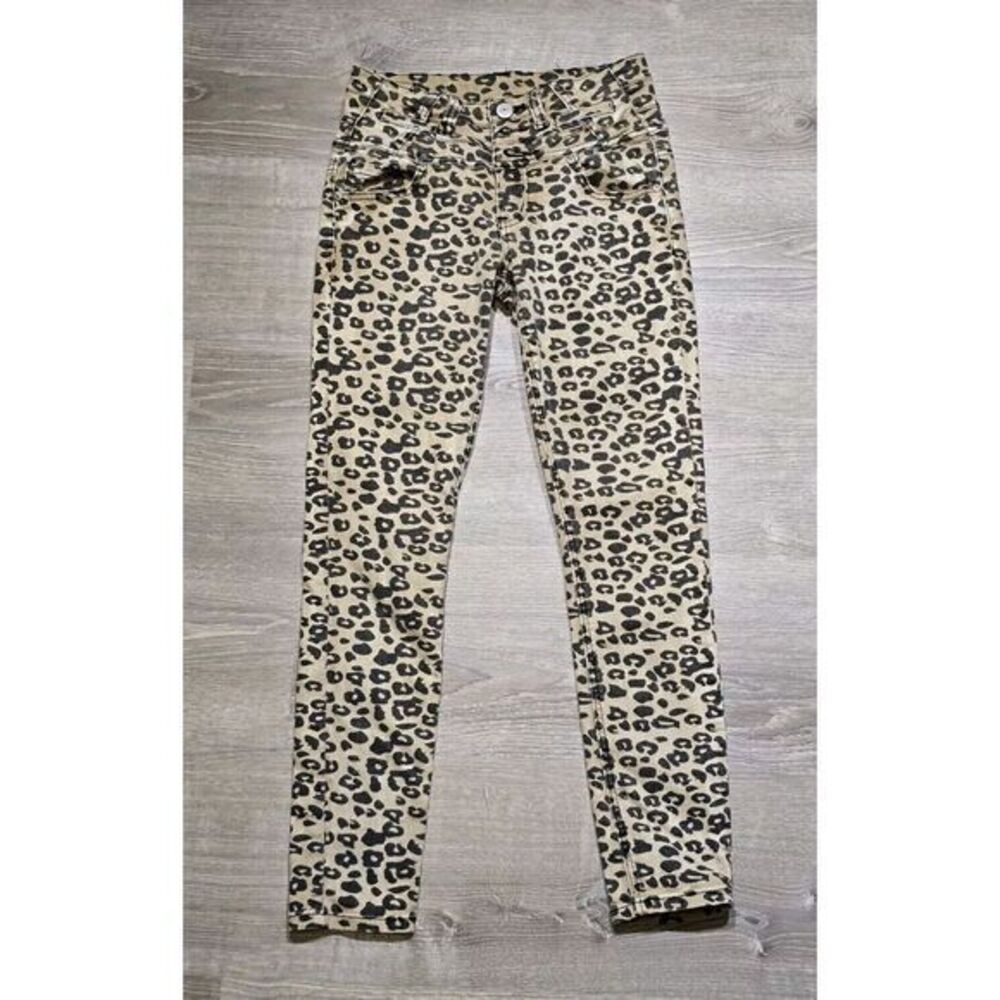 Almost‎ Famous Women's Cheata Print Mid-Rise Skinny Jeans Size 7